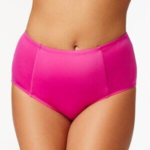 Kenneth Cole REACTION Plus-Size Hi Waisted Bikini Bottom NWT